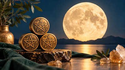 Tarot Card of the Day, October 26: Four of Pentacles Meets the Taurus Full Moon - What Are You Holding Onto Because It Feels Safe?