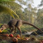A newly identified bird-like dinosaur from the Cretaceous period may be the first known dinosaur specialised in fruit eating; researchers studied its chewing muscles to reconstruct a diet that differs from the meat and plant foods usually associated with dinosaurs