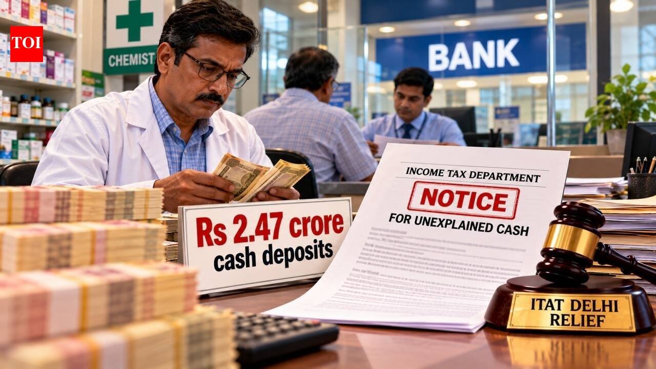 Medicine shop owner deposited Rs 2.47 crore cash, faced unexplained money tax notice; ITAT Delhi says Income Tax Dept could not counter his evidence, rules in his favour