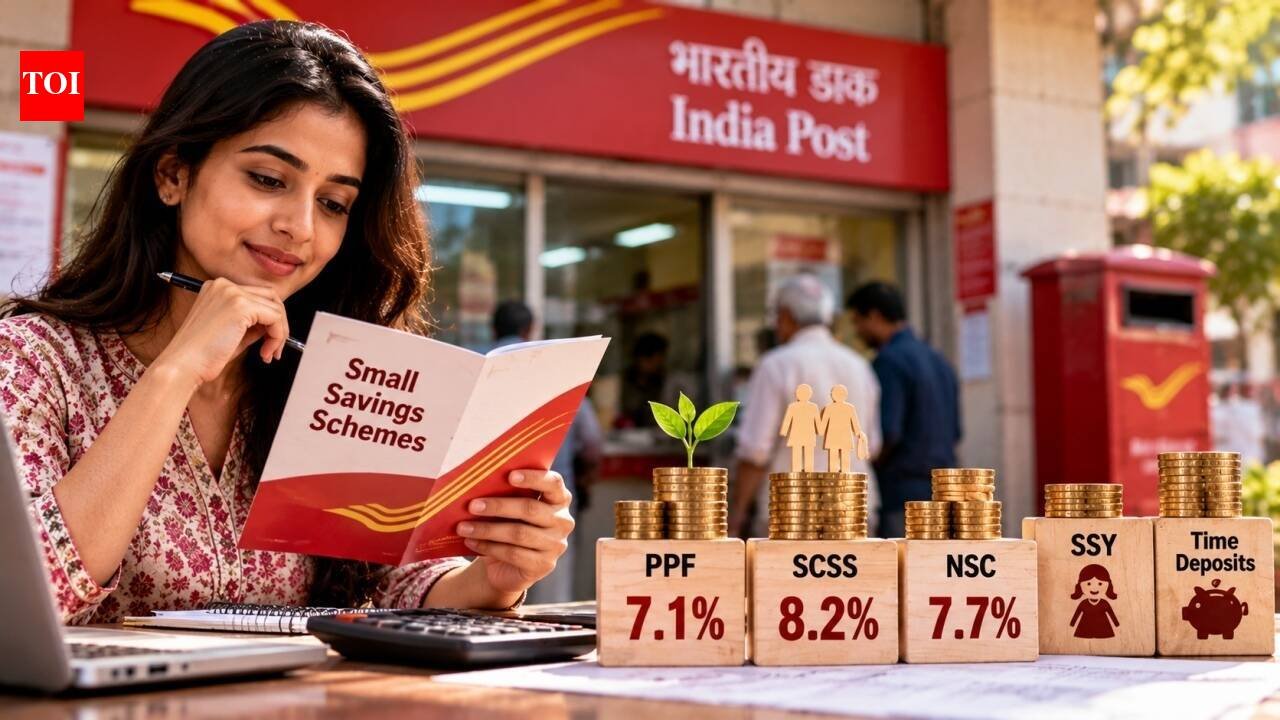 PPF at 7.1%, SCSS 8.2%, NSC 7.7%: Check small savings interest rates for October-December 2026 and what investors will earn on Post Office schemes like SSY, time deposits