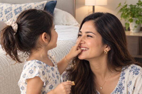 Psychology says children who keep touching a parent’s face while talking may have a deeper reason for doing it