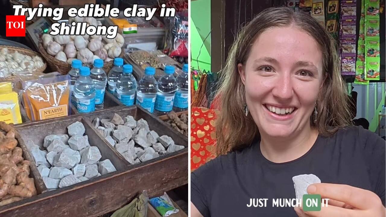 ‘I'm going to munch on clay’: Foreigner tries Shillong's unusual edible snack, says ‘It's not for me’