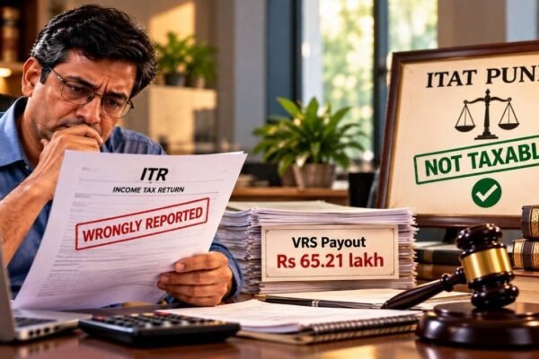 Man opted for VRS after employer shut plant, got Rs 65.21 lakh and reported it as advance salary in ITR; Section 89 relief was denied, but ITAT Pune later ruled it a non-taxable capital receipt