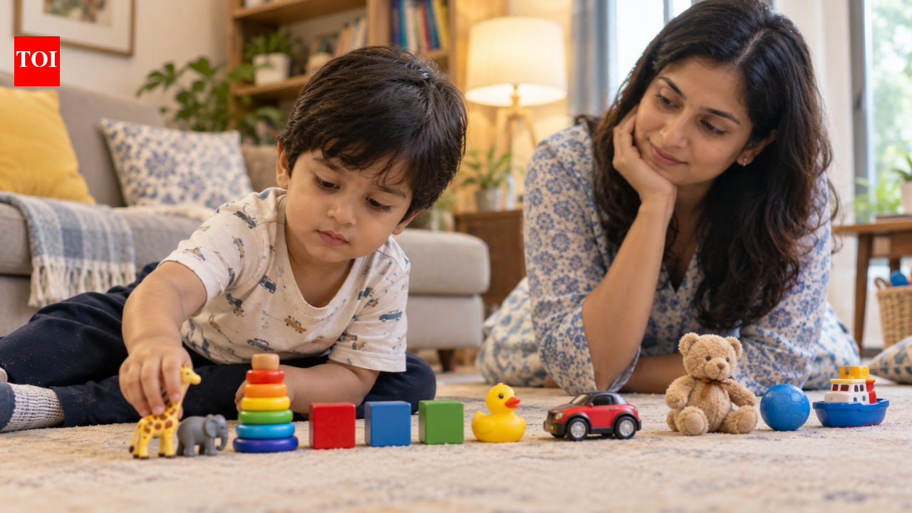 Psychology says some children line up their toys instead of playing with them because they may be revealing something through their play
