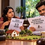 Sisters sought share in parents’ properties under Hindu Succession law; Madras HC rules for brother over mother’s land on ouster, father’s estate over missing parties