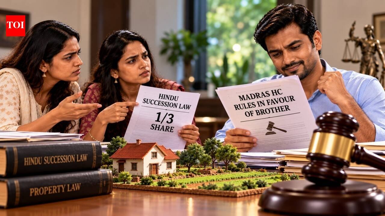 Sisters sought share in parents’ properties under Hindu Succession law; Madras HC rules for brother over mother’s land on ouster, father’s estate over missing parties