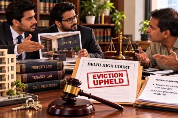 Landlords wanted tenant out to open a law office; he said the reason for seeking eviction had changed and other properties were available, why Delhi High Court upheld eviction