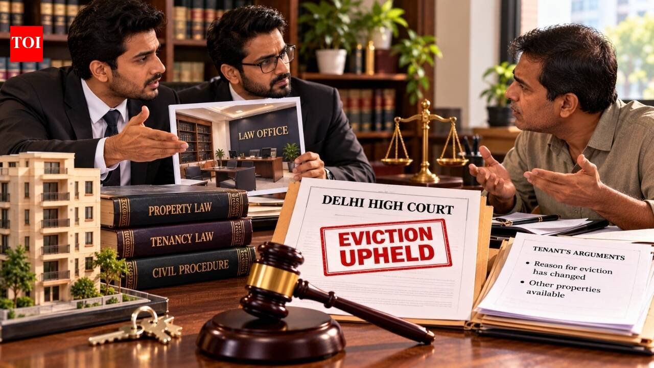 Landlords wanted tenant out to open a law office; he said the reason for seeking eviction had changed and other properties were available, why Delhi High Court upheld eviction