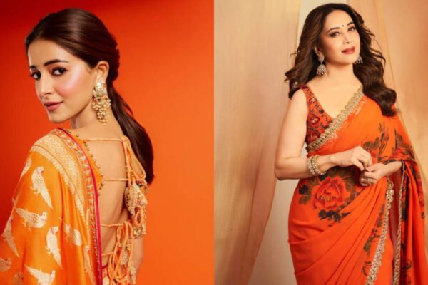 Navratri Day 1 colour is orange: Which goddess to worship and 5 ways to style sarees, lehengas and suits |