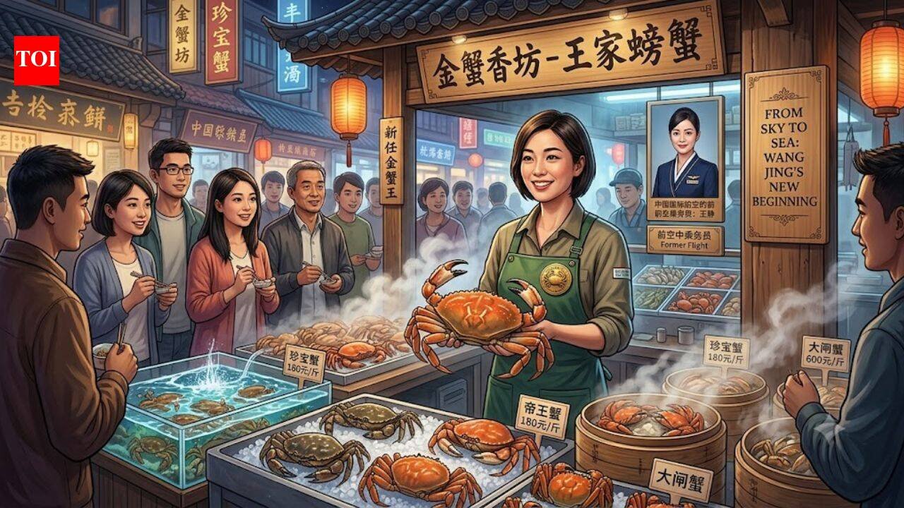From serving passengers to selling crabs: China woman quits flight attendant job after 12 years to return to her hometown, now earns Rs 14 lakh a day