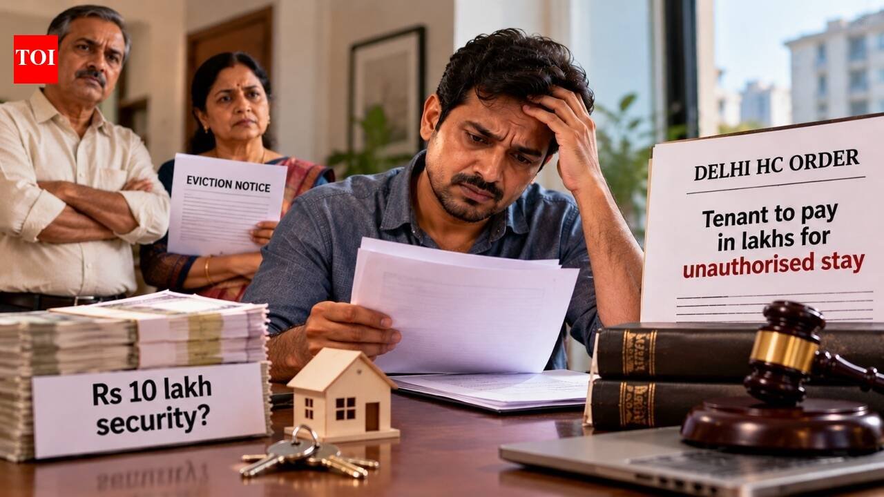 Tenant claimed landlords withheld Rs 10 lakh security deposit and refused to vacate shop; Delhi High Court rules against him, orders payout for unauthorised stay