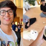 Sourav Joshi called ‘misogynist’: YouTuber faces backlash after wife Avantika Bhatt is dared to drink from pet dog Oreo’s bowl |