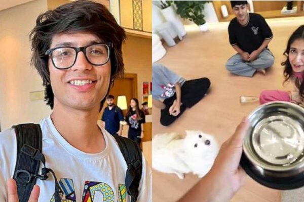 Sourav Joshi called ‘misogynist’: YouTuber faces backlash after wife Avantika Bhatt is dared to drink from pet dog Oreo’s bowl |