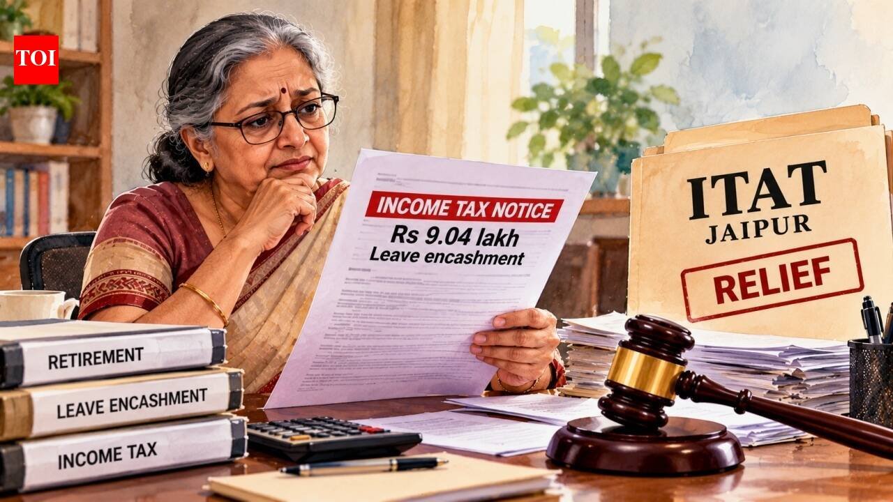 She received Rs 9.04 lakh leave encashment on retiring from LIC; taxman allowed only Rs 3 lakh exemption, but ITAT Jaipur grants relief even after 1,277-day appeal delay