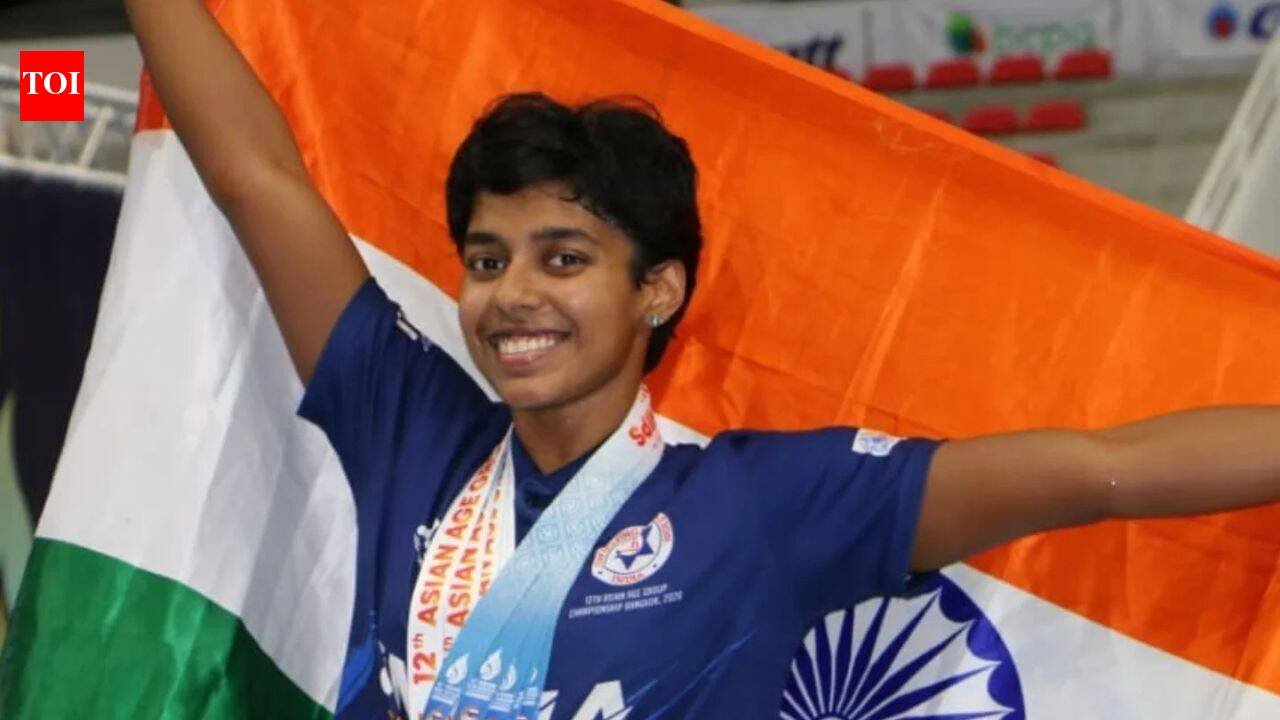 From crying at the sight of a swimming pool to the Paris Olympics: How Bengaluru’s 14-year-old Dhinidhi Desinghu overcame her fear of water to become India’s youngest athlete at the 2024 Games