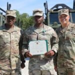 A US Army soldier was off duty near Fort Bragg when he heard gunshots, found a wounded man and used a tourniquet, pressure dressing and chest seal; two weeks later, he received the Army Commendation Medal