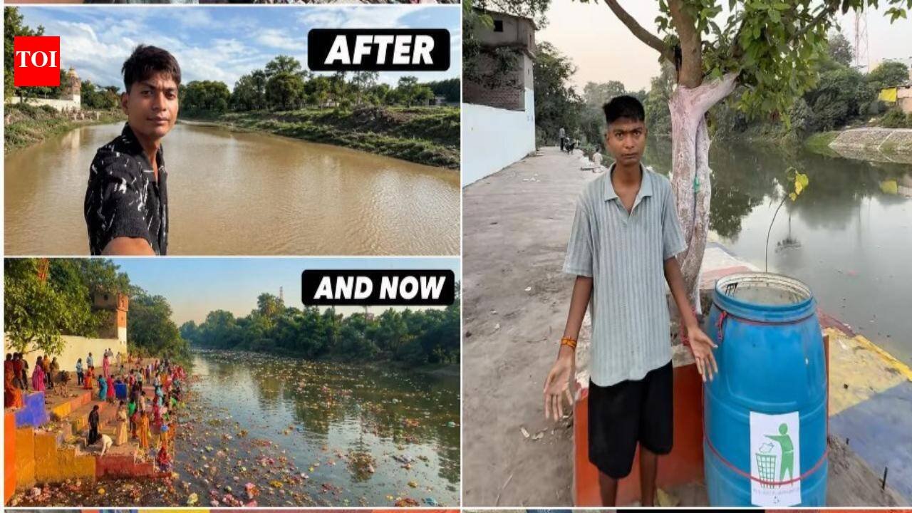 “Never thought my 8 months of hard work would go to waste”: Bittu Tabahi cleaned a river for months, only to find it dirty again