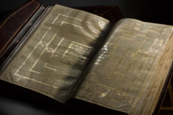 In 1602, a rare Qur'an manuscript was in Emperor Akbar's library; after passing through the Mughal royal collection and a diplomat's hands, it sold in London for £863,600, over 14 times its highest estimate