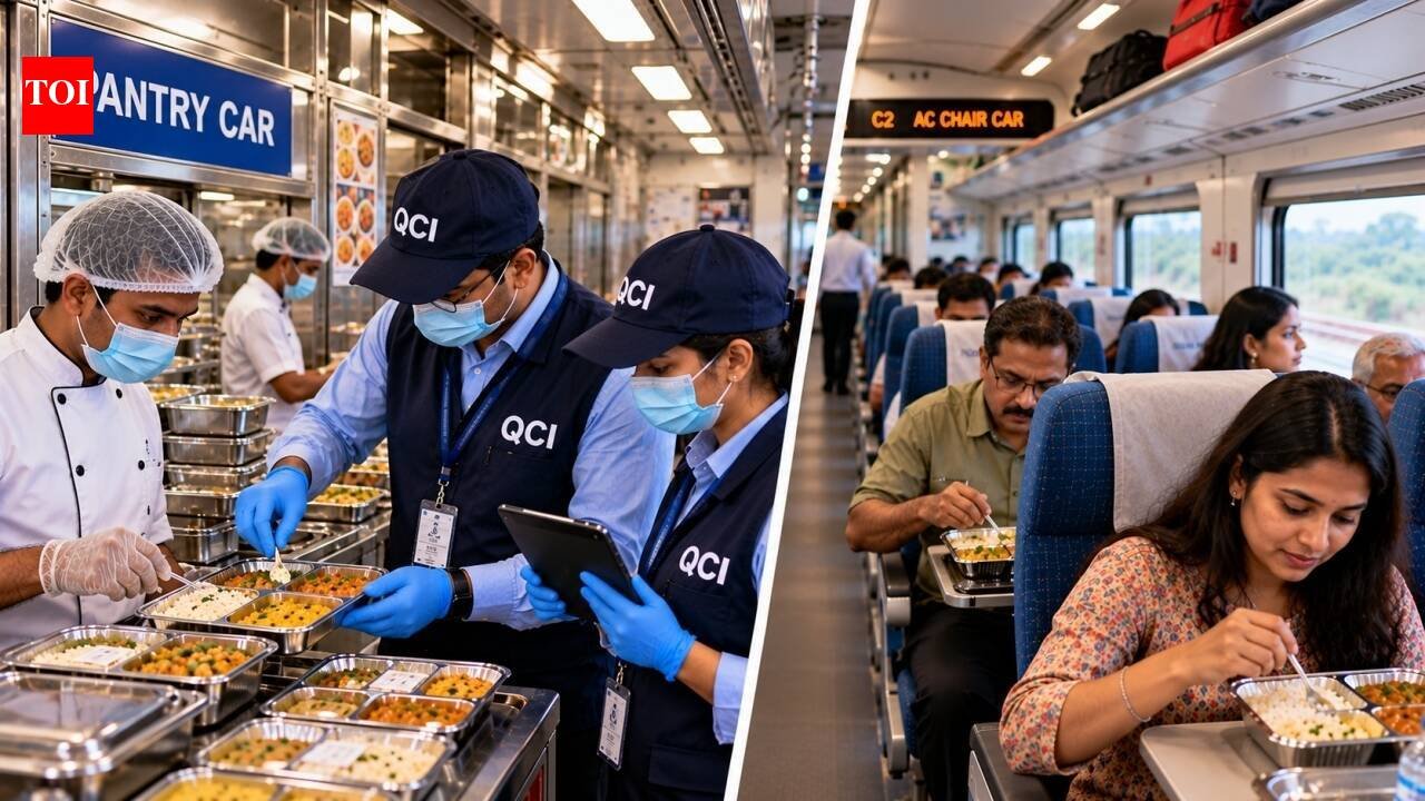 Indian Railways cracks down on food quality issues after passenger complaints; IRCTC partners with QCI for surprise audits on trains and stations with digital evidence to speed up action