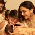 Deepika Padukone and Ranveer Singh announce second daughter’s name on Vijayadashami; Masaba Gupta dresses the family in peach and ivory