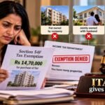 Woman claims Rs 14.70 lakh Section 54F tax exemption for flat; taxman denies saying she has many properties, but ITAT gives relief as one was company-owned and another jointly owned with husband