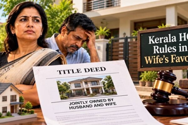 Wife’s father paid to buy house in couple’s joint names; Kerala High Court grants her exclusive ownership, rules husband must vacate after he fails to prove he paid anything