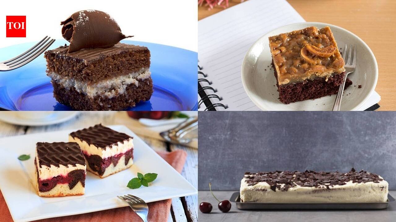 Easy homemade dessert with rich chocolate flavour and creamy coconut-pecan frosting