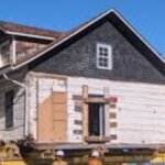 In 1834, a historic Métis family home was built beside Georgian Bay in Canada; 192 years later, its owner transferred it for just $2 and the 75,000-pound house was moved across the water for a planned museum