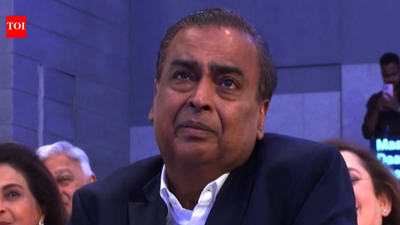Mukesh Ambani gets teary-eyed as Anant, Akash, Isha talk about Reliance's journey at Jio listing