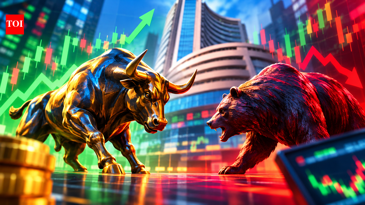 Stock Market Today Live Updates: Dalal Street began the session on a flat note; Sensex up 30 points, Nifty50 trades beyond 22,700