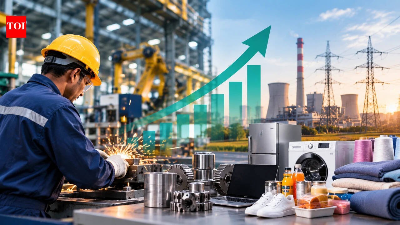 Industrial output grows 6.7% on manufacturing, electricity