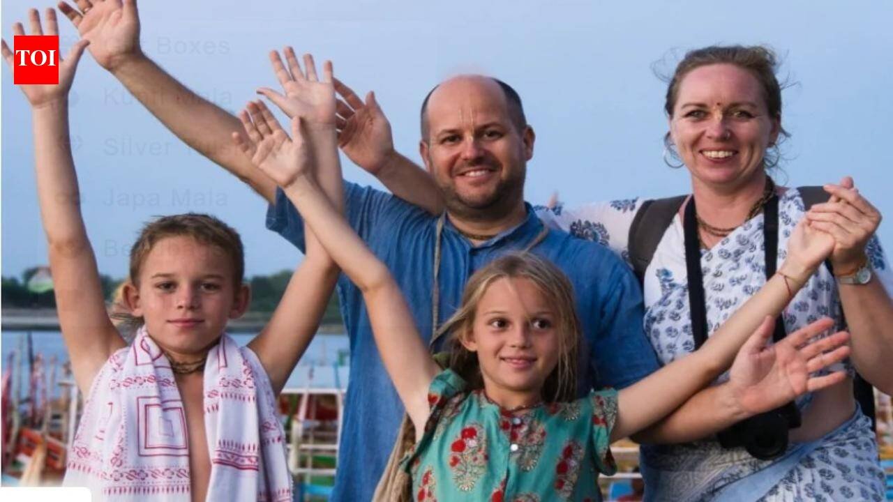 "We wanted to move in a bigger....." In 2015, a German couple came to India searching for a spiritual connection, but ended up building a home in a small Bengal town; today, they are raising two children in Krishna-conscious community