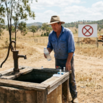 A Queensland farmer says his family’s 140-year-old well turned cloudy after neighbouring water tests; the council has rejected a bottling plant linked to a 96-million-litre annual groundwater licence