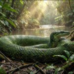 Radio tags reveal how giant green anacondas hide underwater in the Amazon; researchers spotted them at just 17.7% of tracked locations |