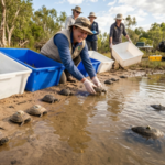 Australia released 21 captive-bred endangered turtles into the wild; 8 are now being tracked for up to two years﻿ |