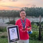 Conor Shea sets a Guinness World Record by assembling Mr Potato Head blindfolded in 7.91 seconds to raise awareness of Usher Syndrome | World News