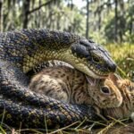 Scientists released marsh rabbits into Florida’s Everglades to test the impact of Burmese python attacks; snakes caused 77% of recorded deaths |