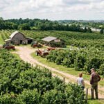 An Ontario farmer says he turned down a C$16 million offer for his 164-acre fruit farm; instead, his family placed 29 acres under a 999-year easement, with plans to protect the rest from development