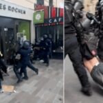Protesters dragged, knocked down: French police charges right into crowd; watch