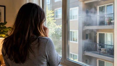 A Georgia woman said her next-door neighbour's marijuana smoke kept entering her apartment despite a no-smoking lease; after she sued, an appeals court upheld the California teachers' pension fund's immunity