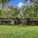 In 1977, an Illinois man built an underground house with rocks he collected on trips to Colorado to fight rising energy costs; nearly 50 years later, the 2,300-sq-ft 'caveman' home is listed for just $59,000