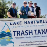 Regional drought pushed Lake Hartwell low enough to expose trash usually hidden underwater; 148 volunteers across 14 sites in five counties removed about 8,300 pounds, including a record 36 tires