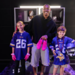 Justin Jefferson's charity bowling night raised over $45,000 for cancer research; the Vikings star also surprised 7-year-old fan Claire Van Epps, who is undergoing treatment, with Super Bowl tickets | NFL News
