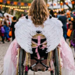 A 9-year-old Florida girl worried her wheelchair would get in the way of her Halloween dream; 25 eighth-grade STEM students turned it into an angel throne with wings, lights and her favourite colours