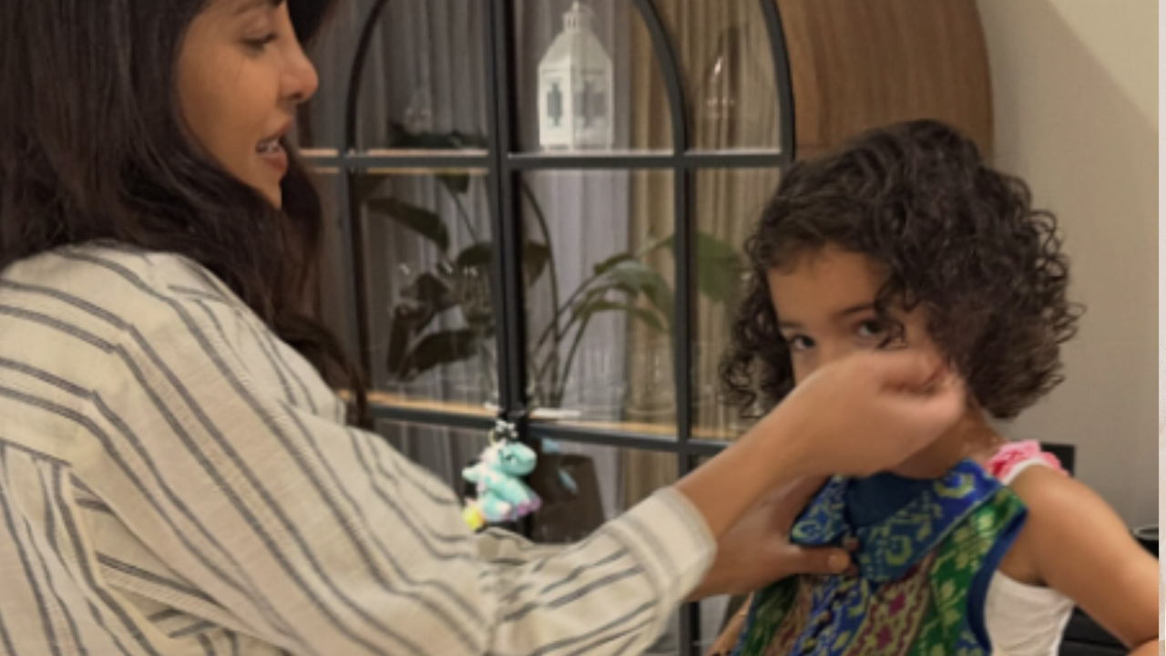How the star is keeping India alive for the little one, thousands of miles away from home