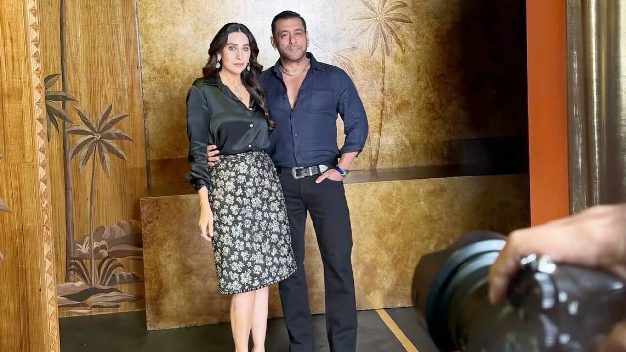 Karisma Kapoor stuns in Sabyasachi with Salman Khan, but her jewellery costs lakhs