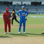 India Women 60/2 in 8.2 Overs