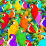 You have an eagle-eye if you can spot a chameleon within 7 seconds of seeing the image!