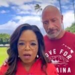 Oprah Winfrey and Dwayne Johnson launched Maui’s People’s Fund with a $10 million commitment after the 2023 fires; after wider donations, it distributed about $60 million in $1,200 payments to more than 8,100 residents