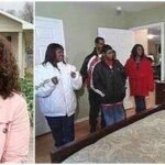 In 2005, Oprah Winfrey committed $10 million to help build Houston's Angel Lane for hurricane evacuees; 65 furnished homes followed, and eight years after families moved in, a long-promised community center finally opened